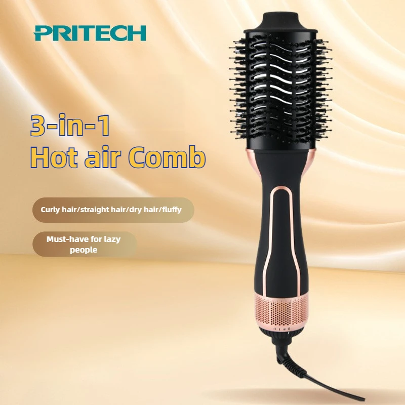 Heating Comb Straightener Hair Comb Hair Straightener Dryer and Straightening Brush Electric Comb Brush One Step Salon Hair