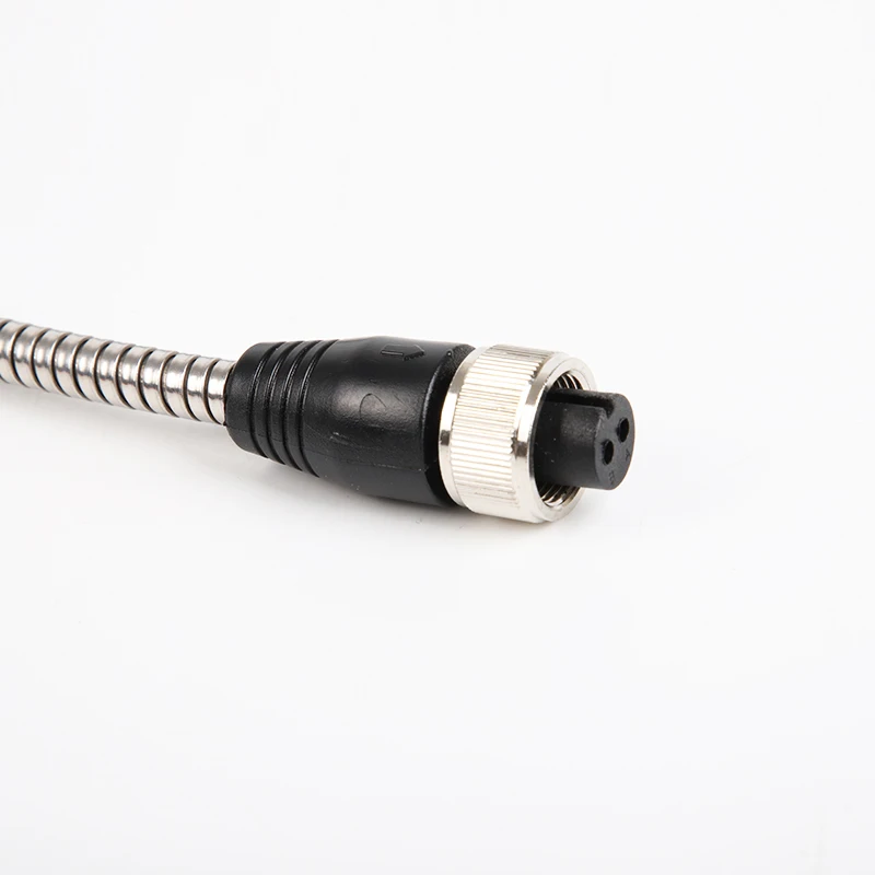 Three Meters Of Armoured Senso2-core Extension Screen Cable Shielded Cable Connector With One Empty End And A 2-core MIL-C-5015