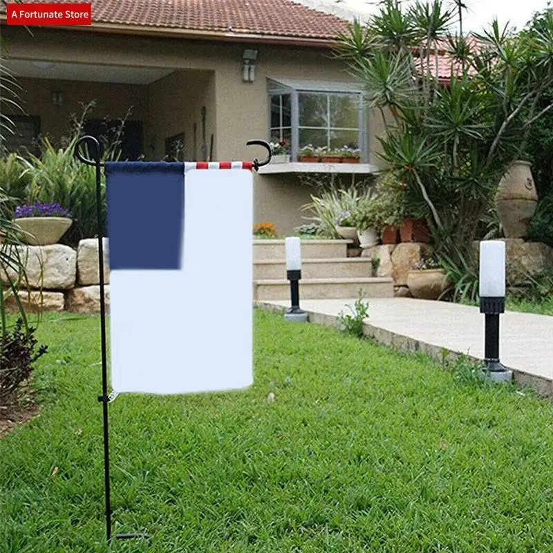 2X Garden Flag Stand Garden Flag Pole Holder With Garden Flag Stopper Anti-Wind Clip For Outdoor Decorative Yard Flag-A78G