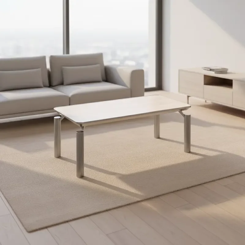 Modern Particle Board Coffee Table for Living Room or Office Affordable Contemporary Style Furniture