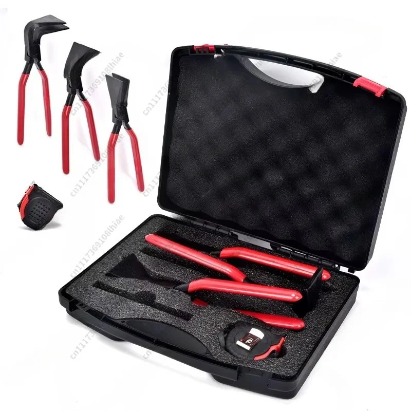 Folding pliers Forged large head sheet metal pliers Auto repair pliers
