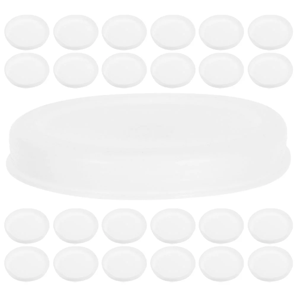 Embouts de tube d'expédition en papier kraft, embouts en plastique, expédition avec tubes légers, emballage en carton rond blanc, 50 pièces