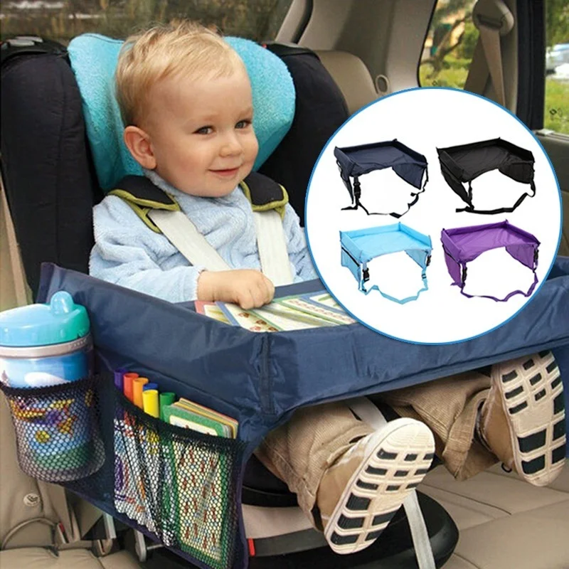 Road Trip Essentials vassoio da viaggio per bambini, per seggiolini auto vassoio da giro per attività di grandi dimensioni organizzatore tascabile da tavolo amato dai più piccoli, dai bambini