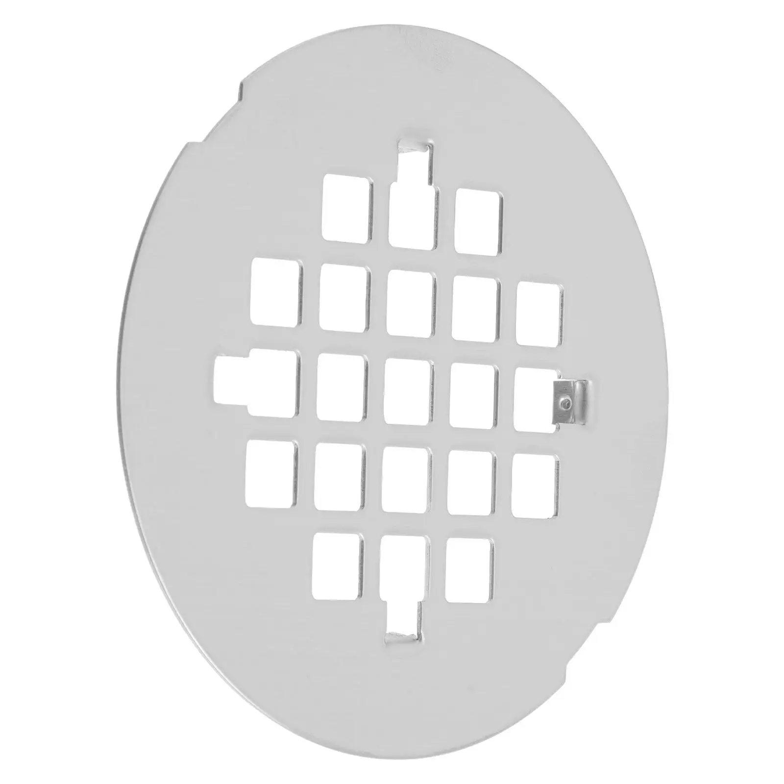 Stainless Steel Shower Drain Cover Round Floor Drain Cap with Precision Grid Filter Blocks Hair and Debris Prevents Clogs Fresh