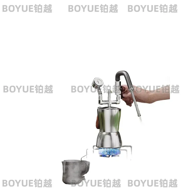 Stainless Steel Milk Frothing Pitcher with Steam Separator for Dry Foam Latte Art Barista Coffee Steamer Jug