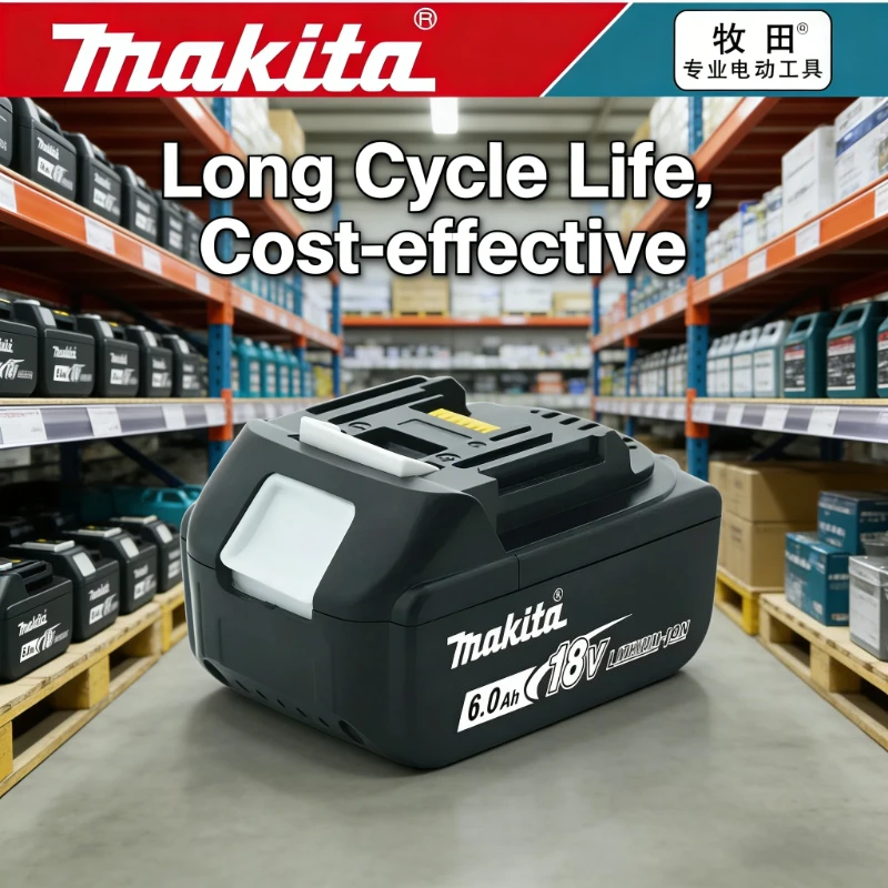 

100% Original Makita 6Ah/5Ah/9Ah BL1830B BL1850B BL1850 BL1840 BL1860 BL1815 Replacement Lithium Battery