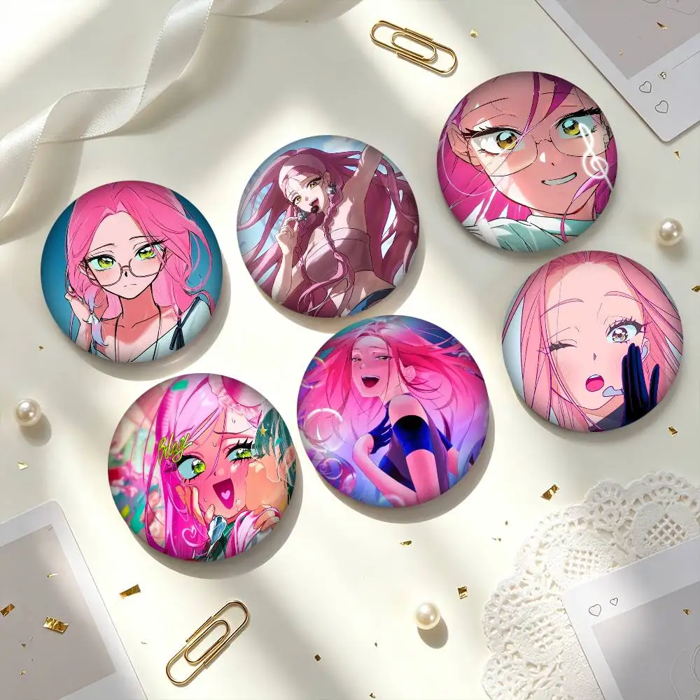 A-Alien Stage Mizi 25mm 32mm 44mm 58mm 75mm Brooches Badges Pins for Accessories Gift