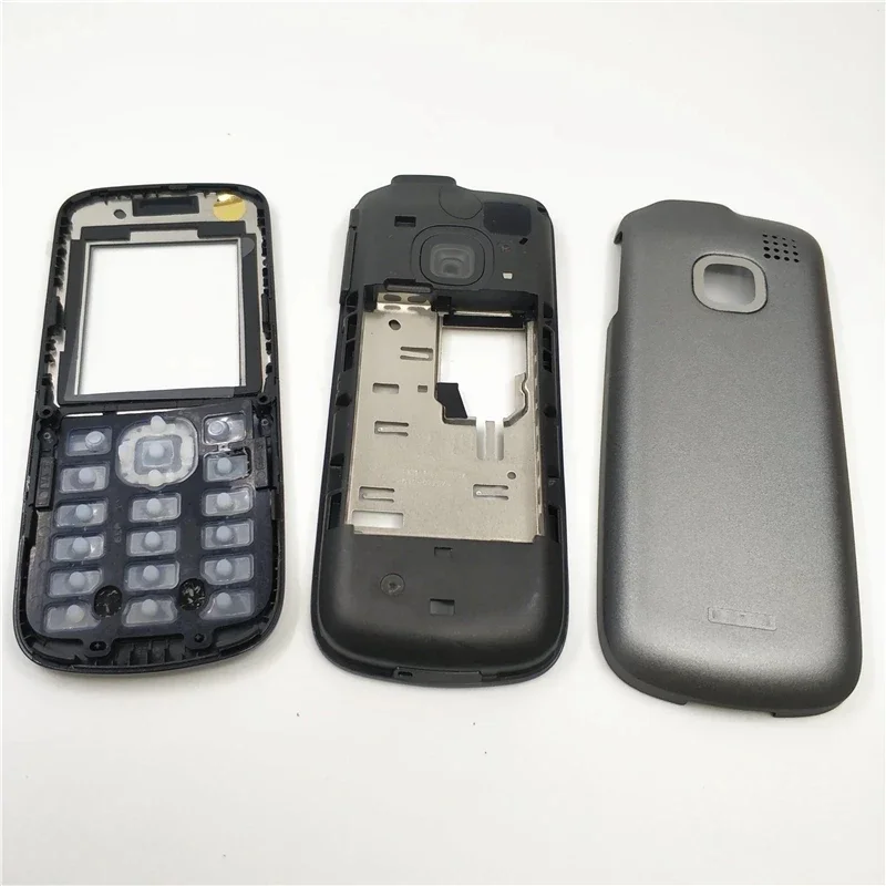 Full Housing Case For Nokia C1-01 Battery Back Cover With English Keyboard