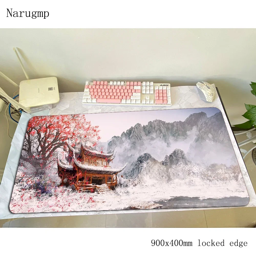 art padmouse thick accessory 900x400x4mm mouse pad New arrival gaming enterprise rubber mats keyboard large mouse mat gamer