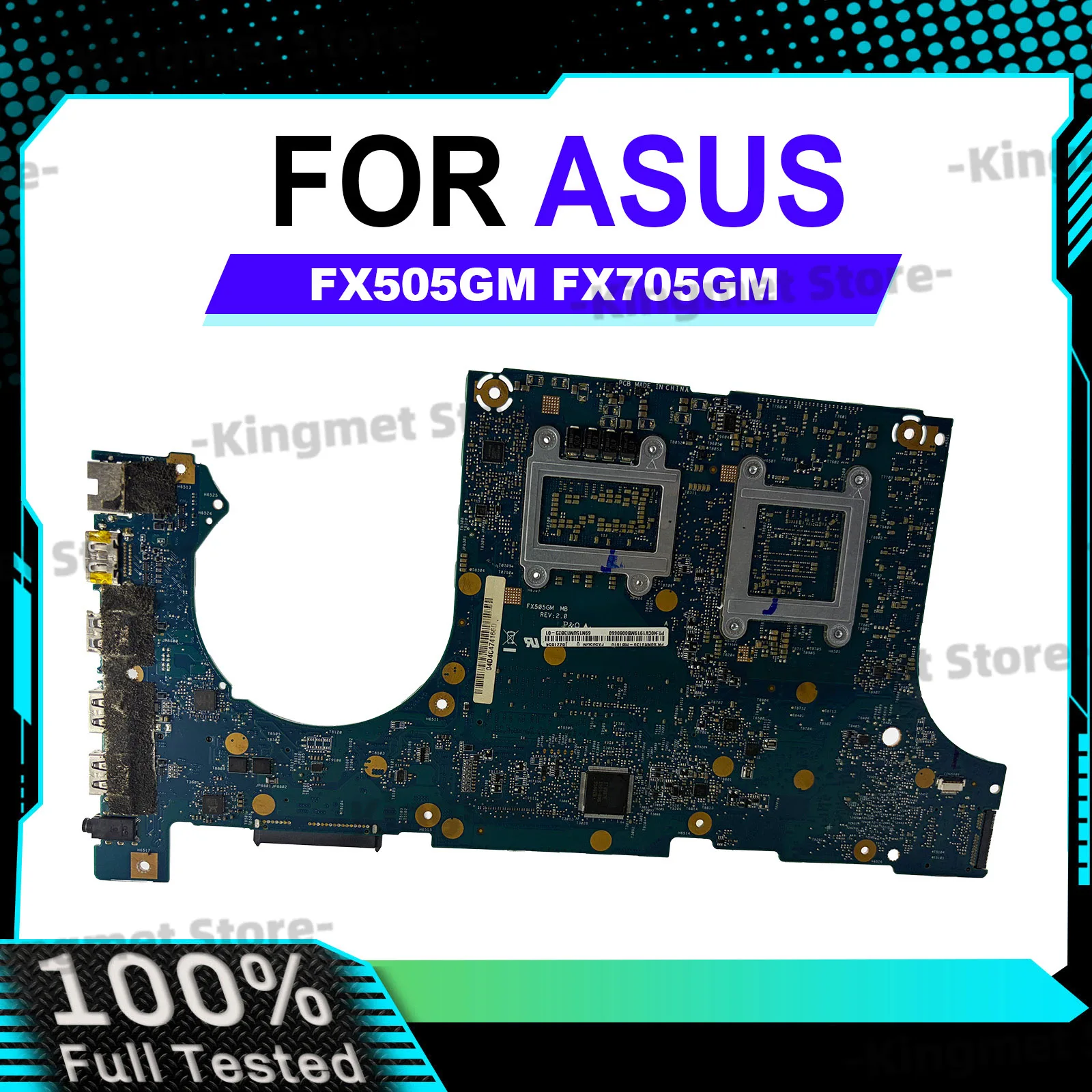 

FX505GM Laptop Motherboard For ASUS TUF Gaming FX86FE FX505 FX505GM FX505GU FX86FD FX505GV Notebook Mainboard With I5 I7 I9 CPU