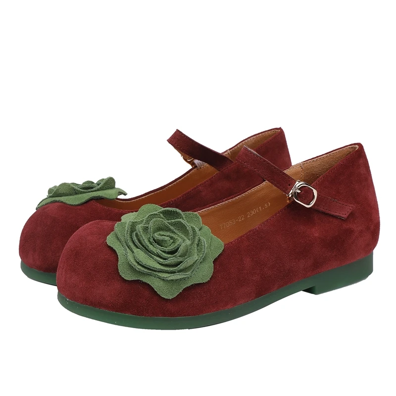 

AIYUQI 2025 New Lace-Up Women's Mary Janes Vintage Flat Non-Slip Loafers Women Large Size Low-Heeled Comfortable female Shoes