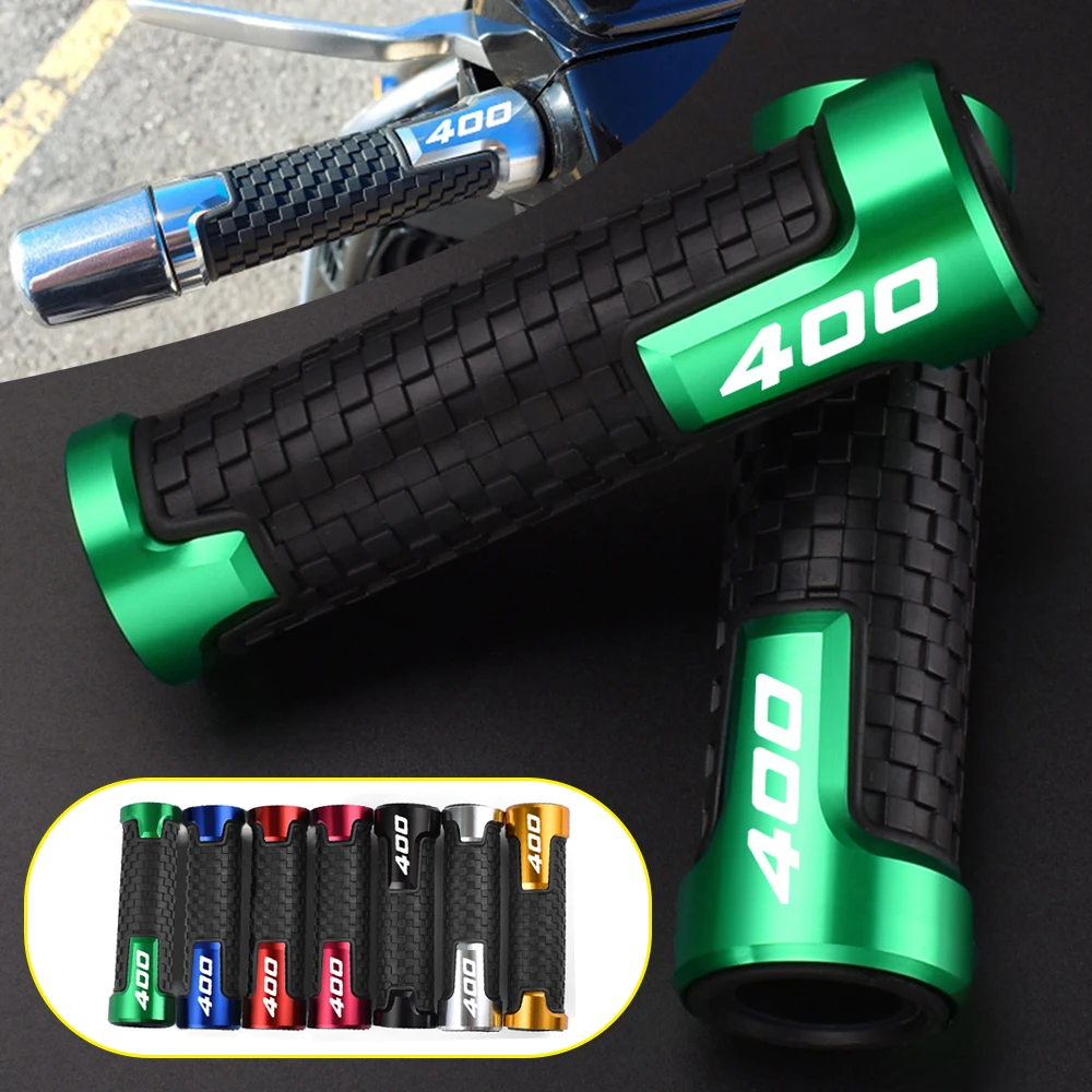 

Motorcycle Non Slip Handlebar Grips Throttle CNC Hand Bar Grips For KAWASAKI NINJA400 Z400 NINJA 400 Z 400