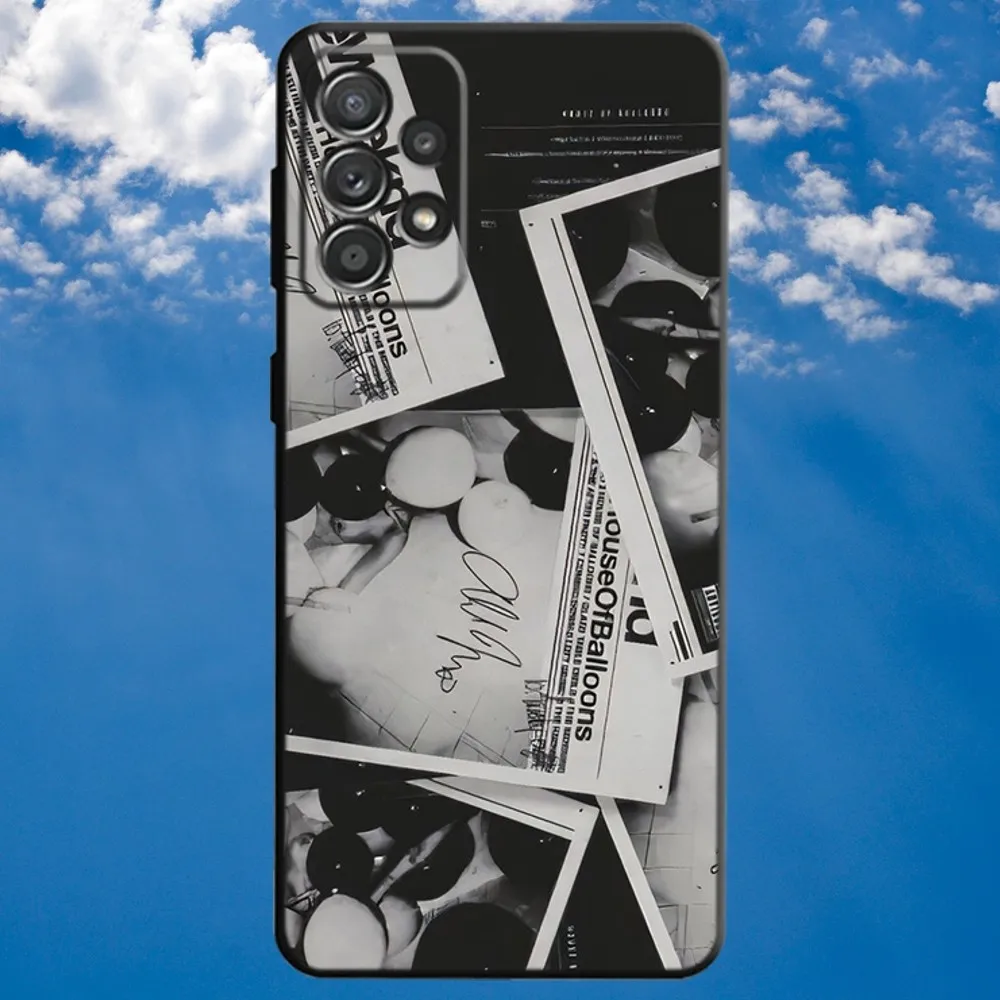 The Weeknd House Of Balloons Phone Case For Samsung S21,S22 Ultra,S20,S30 plus,S22 plus,S23,S30 ultra 5G Soft Black Cover