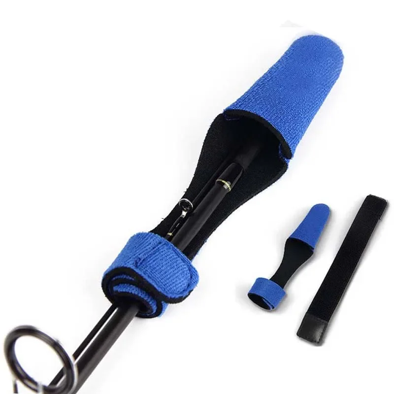 2pcs/lot Fishing Rod Tip Cover Fishing Tool Cable Tie Rod carp Strap Belt Tie Rod Fishing Accessories Tackles