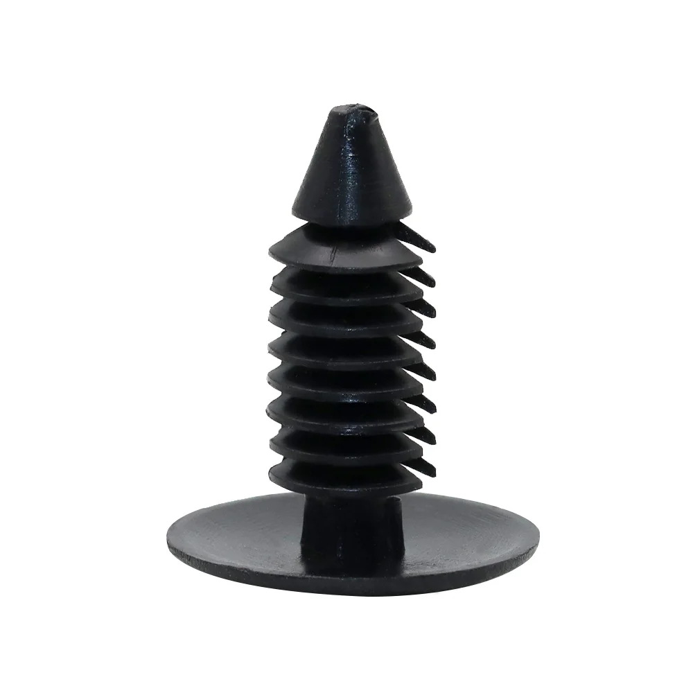 10PCS Auto Fastener Car Clips Nylon Black Plastic Rivet Fender Bumper Shield Retainer Ceiling Fasteners for GM Ford Chrysler image 6