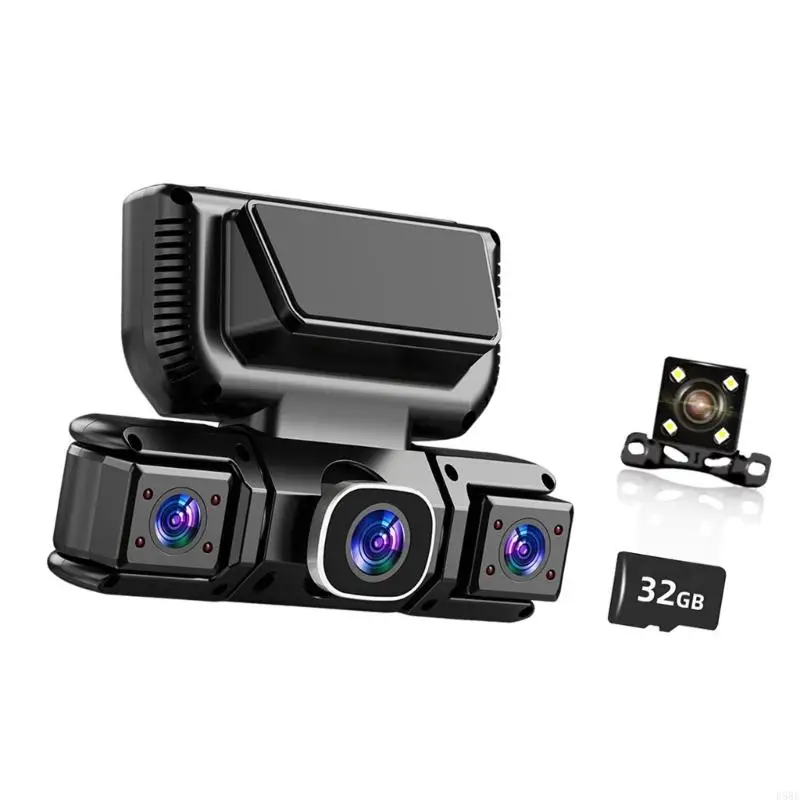 D5BE 1080P Camera With 170 Degree Wide Lens & 4 Channel Recording
