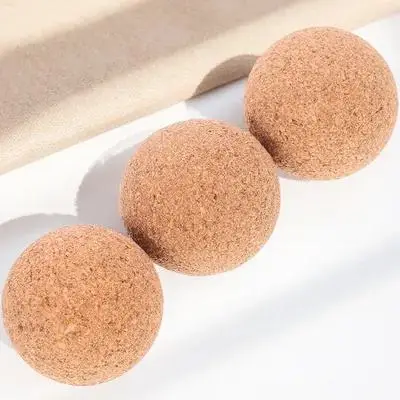 

3Pcs Tabletop Foosball Cork Balls Smooth Surface Comfortable Grip Durable Compact Design Home School Breaks Indoor Entertainment