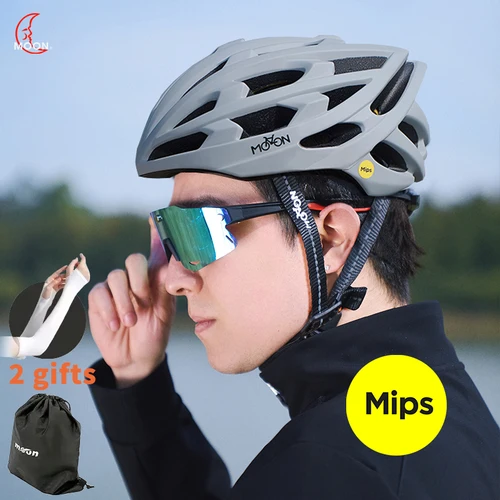 MOON Mips-Safety System Casco de ciclismo para hombres y mujeres, casco de carreras de bicicletas, molde ajustable, ultraligero, MTB, bicicleta de carretera