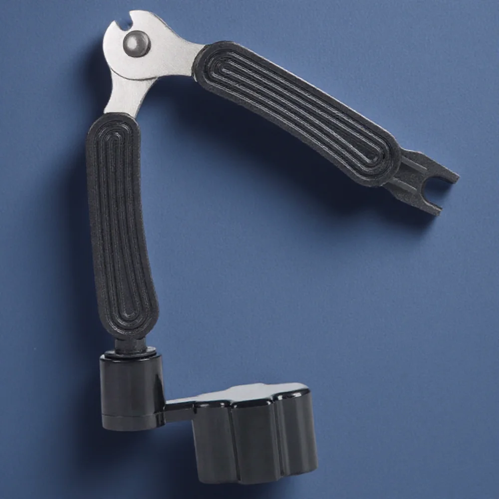 3-in-1-Gitarrensaitenkurbel, Cutter, Brückenstift, Abzieher, Werkzeug, Gitarrenzubehör, Reparaturteile für akustische E-Gitarre