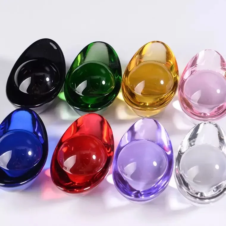 Crystal Shoe-shaped Gold Ingot 50mm colors Paperweight Glass Craft Home Decoration Arts&Collection Fengshui Furnishing Ornaments