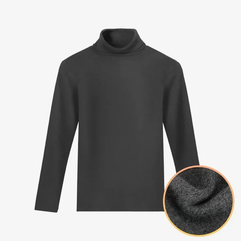 

2 шт. утепленных термофутболок для мужчин. Воротник средней высоты, теплый и защищающий от холода, базовый слой для нижнего белья, облегающий крой, слим-фит.