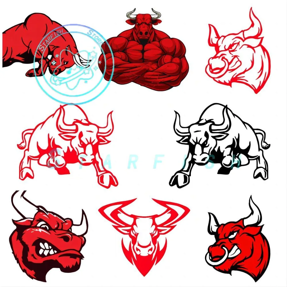 

Bull Sticker Accessories, External Parts, Car and Motorcycle Decorative Stickers, Carved Craftsmanship, Waterproof and Sunscreen