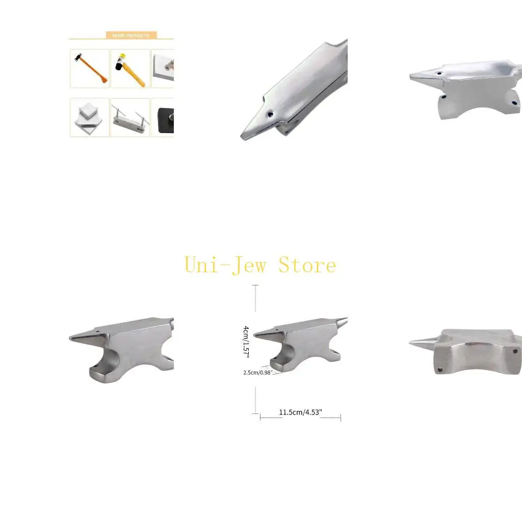 

40GB Horn Anvil Rings Forming Tool for DIY Jewelry Creations with Gold and Silver