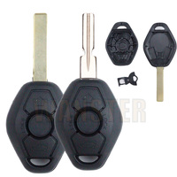 3 Botton Car Key Fob Case Shell Housing for BMW E38 E39 E46 X3 X5 Z3 Z4 1 3 5 7 Series Z1 Z2 Z5 E60 E83 E53 EWS System HU58 HU92