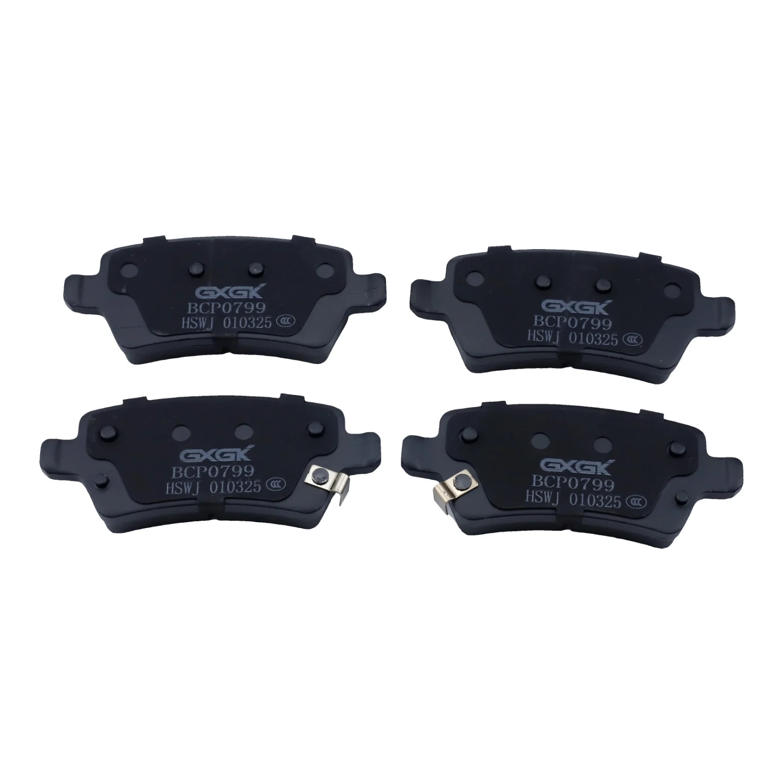 Комплект задних тормозных колодок для GAC TRUMPCHI EMPOW 2.0T EMKOO HYBRID DONGFENG DFM FORTHING T5 EVO T5L JOYEAR S50 S60 XPENG P5, запасные части Комплект задних тормозных колодок для GAC TRUMPCHI EMPOW 2.0T EMKOO HYBRID DONGFENG DFM FORTHING T5 EVO T5L JOYEAR S50 S60 XPENG P5, запасные части