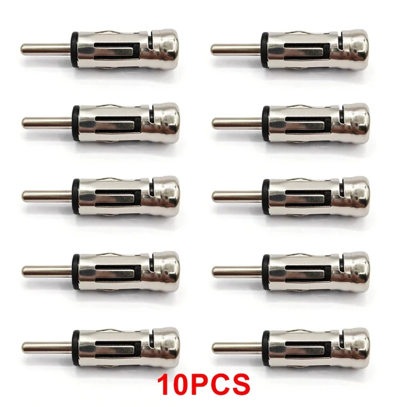 

5-10PCS Car Radio ISO to Din Aerial Antenna Adaptor - Universal Connector Plug for Vehicles