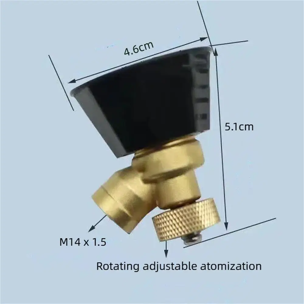 High Pressure Pesticide Sprayer Nozzle Adjustable Watering Irrigation Air Vortex Spray Nozzle Agricultural Atomization Nozzle