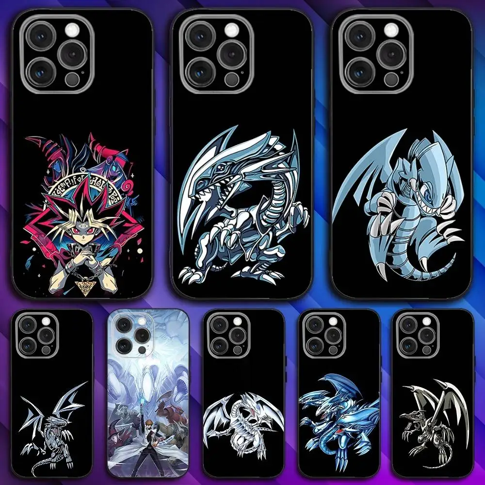 

Game Blue-Eyes White Dragon Phone Case For iPhone 16,15,14,13,12,11,Pro,Max,Plus,X,XS,SE4,E,Mini,Soft Black Case