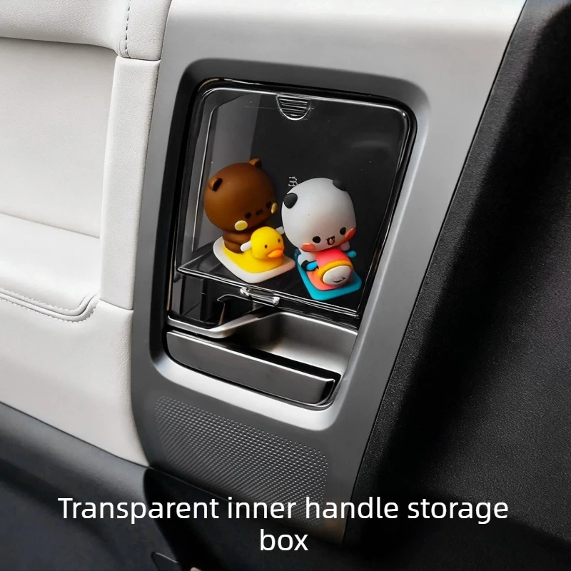 For Chery ICAUR V23 2025-2026 Door Handle Storage Box Car Ornament Display Stand Modified Parts Accessories Interior Accessories