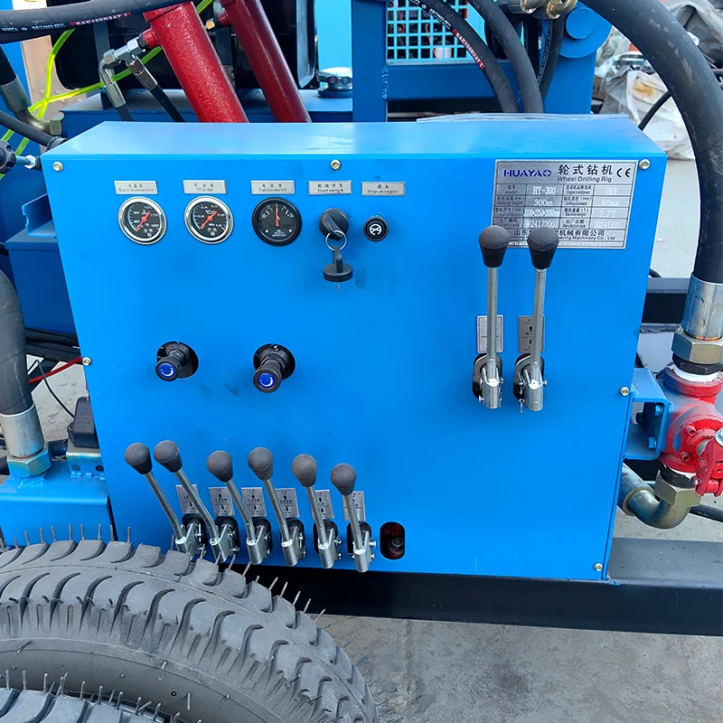 

Customized 300M Deep Wheel-Type Diesel Hydraulic Rig Hot Sale Quality