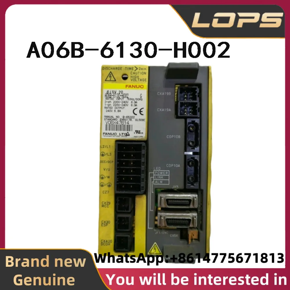 A06B-6130-H002 brand new original FANUC servo drive, available in stock, welcome to inquire.
