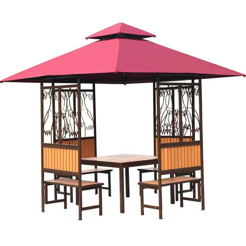 Outdoor pavilion courtyard villa garden leisure pavilion construction site farm awning