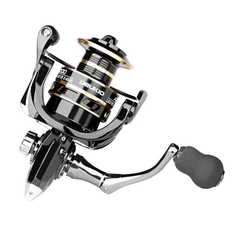 Spinning Reels 12KG Max Drag Carrete de pesca 5.2:1 Metal Handle Fishing  Reel Coils Saltwater Reel for Fishing Accessories 2023 - AliExpress 18