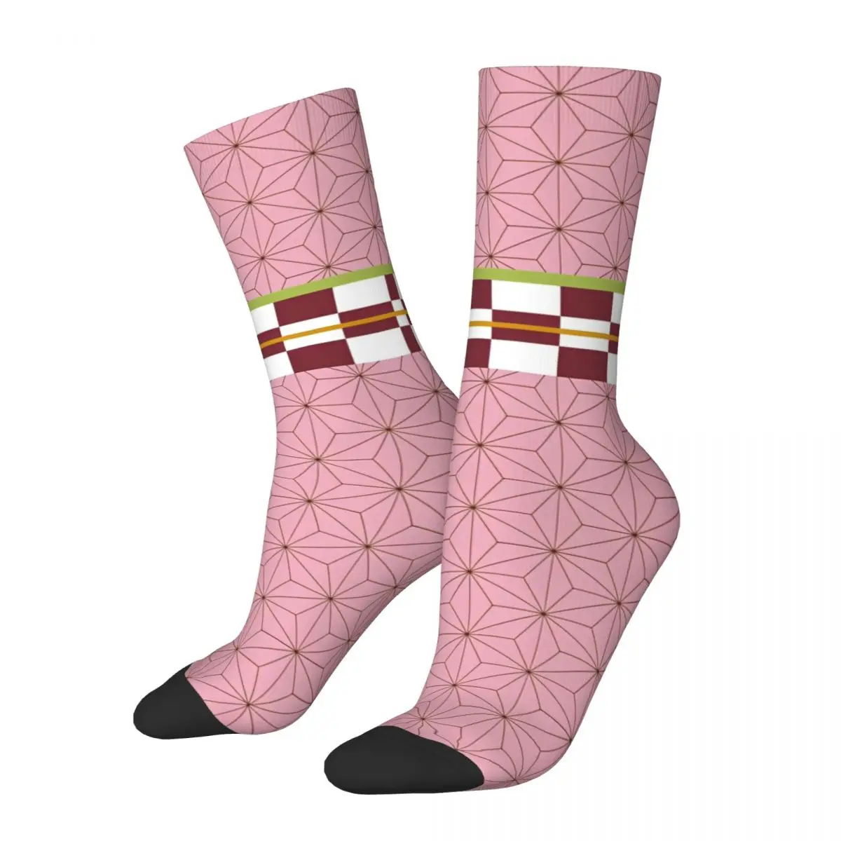 Autumn Winter Harajuku Unisex Demon Slayer Socks Sweat Absorbing Crew Socks