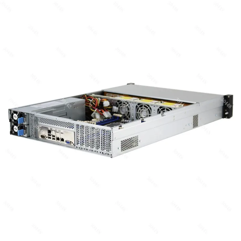 2u storage server chassis with hot-swap hard drives, 6gb sata backplane for data storage and security
