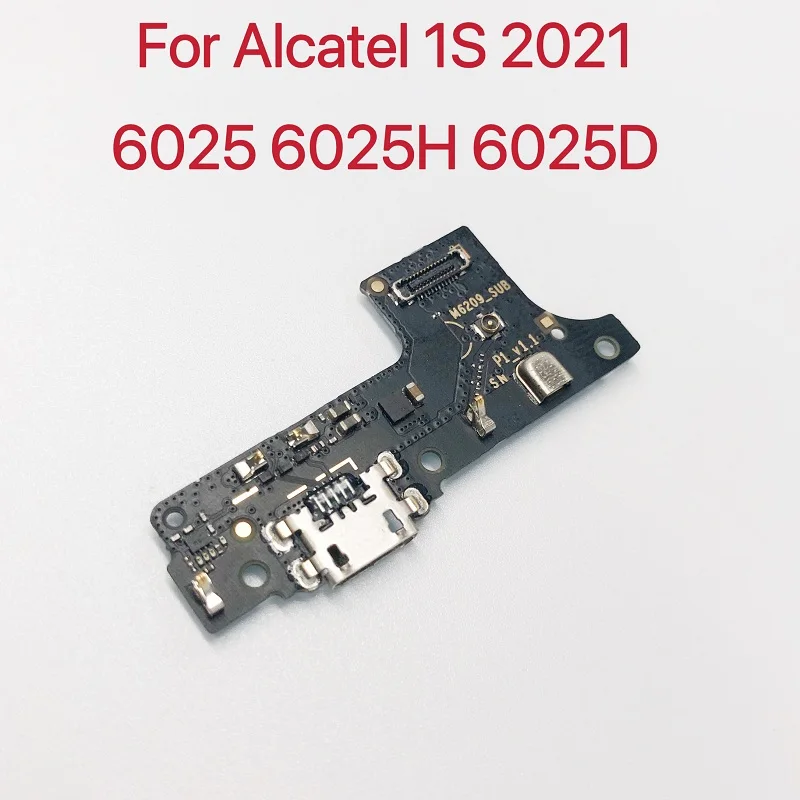 USB Charger Charging Port Dock Connector Board Flex Cable For Alcatel 1S 2021 6025 6025H 6025D