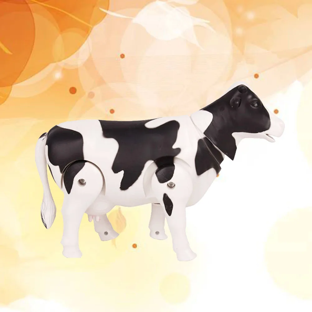 

Electric Milk Cow Realistic Simulation Electronic Walking Sound Educational Kids Gift Plastic Interactive Learning