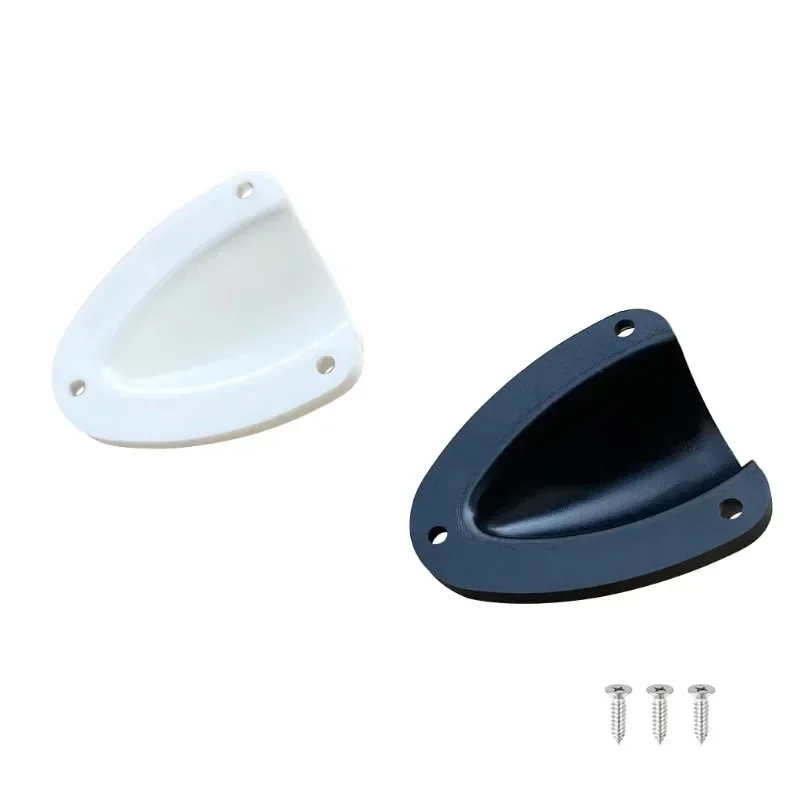 Premium Waterproof Nylon Clamshell Vent Cover for Boat & Marine Cable Wire Thru Outlet - Durable Replacement Hardware Accessory