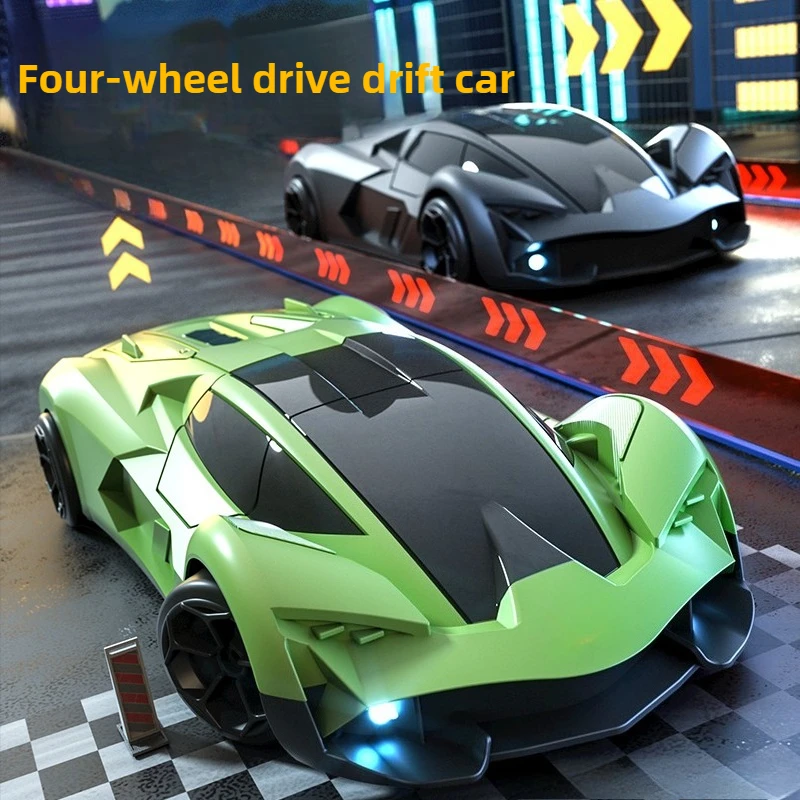

4WD High-Speed ​ ​ Модель автомобиля с дистанционным управлением для дрифта, 2,4G, гоночный автомобиль с дистанционным управлением для дрифта с подсветкой, радиоуправляемая игрушка-автомобиль