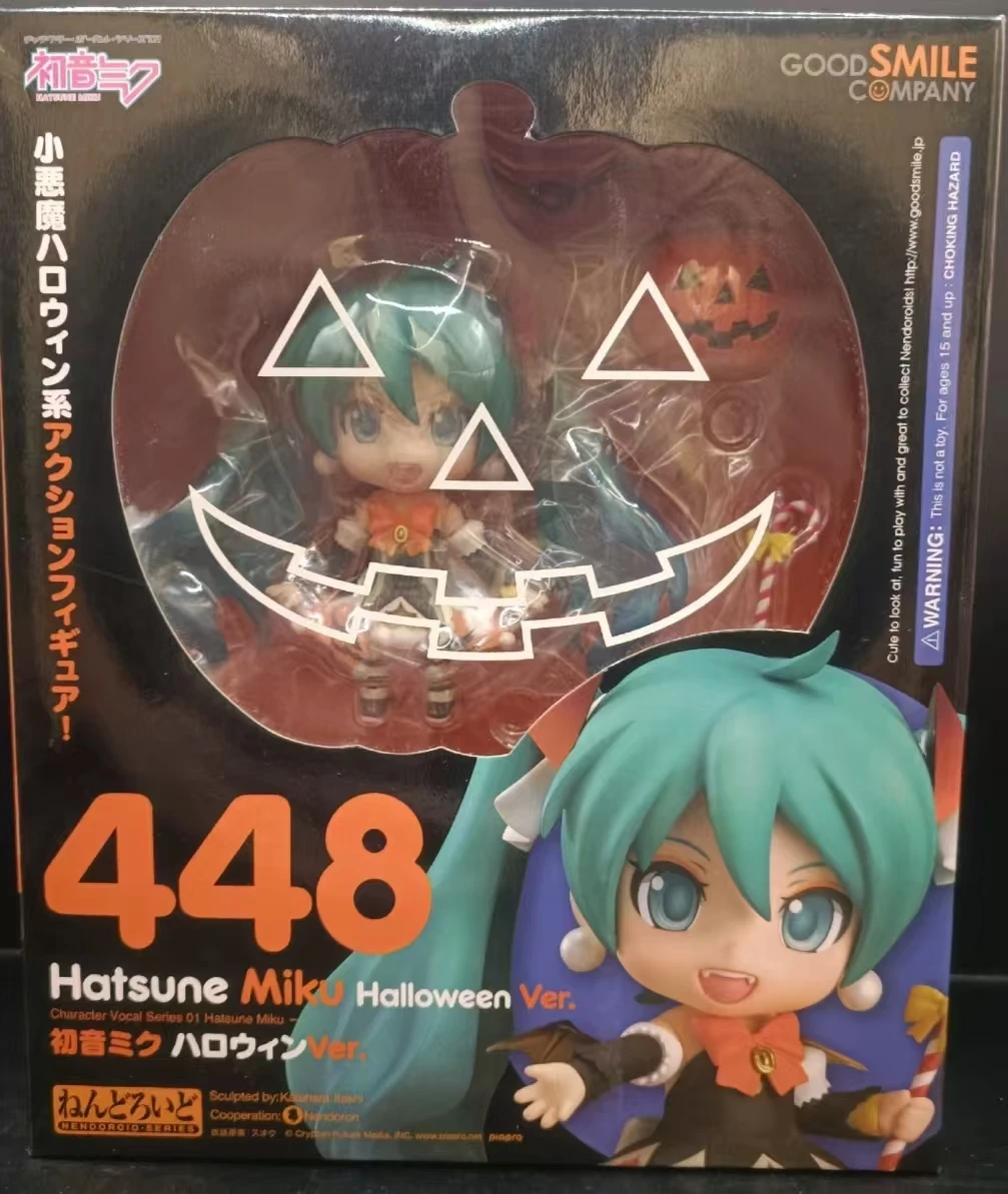 

In Stock Hatsune Miku Vocaloid Action Figure Nendoroid 448 Gsc Good Smile Collectible Model Halloween Gift Original