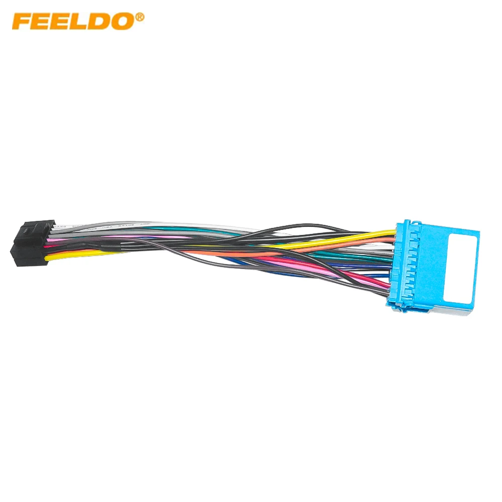 

5Pcs Car 16pin Audio Wiring Harness For Mazda BT-50 2022 Aftermarket Stereo Installation Wire Adapter