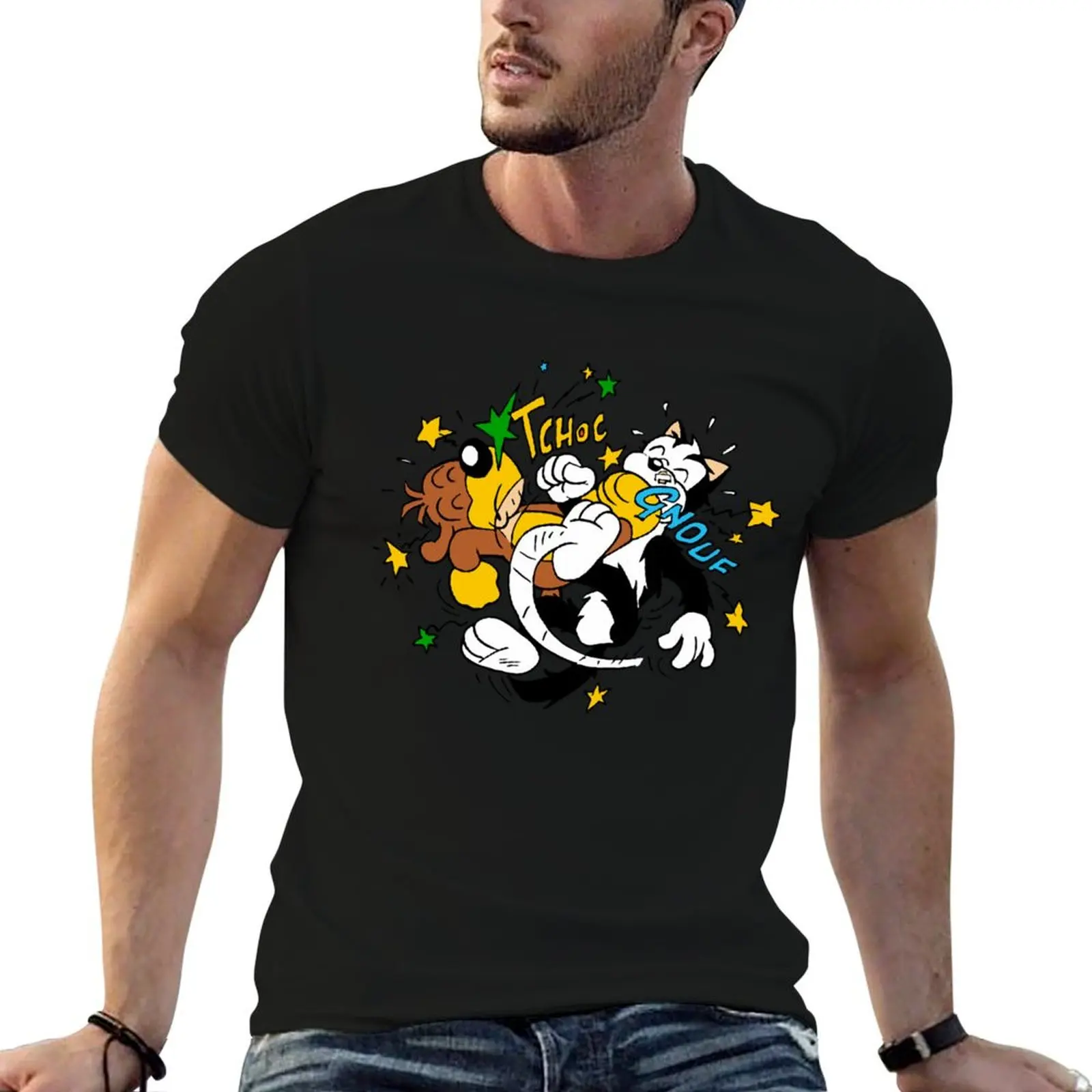 Dancing pif et hercule art regalo para fanáticos camiseta anime ropa pianura fanáticos de los deportes paquete de camisetas para hombres