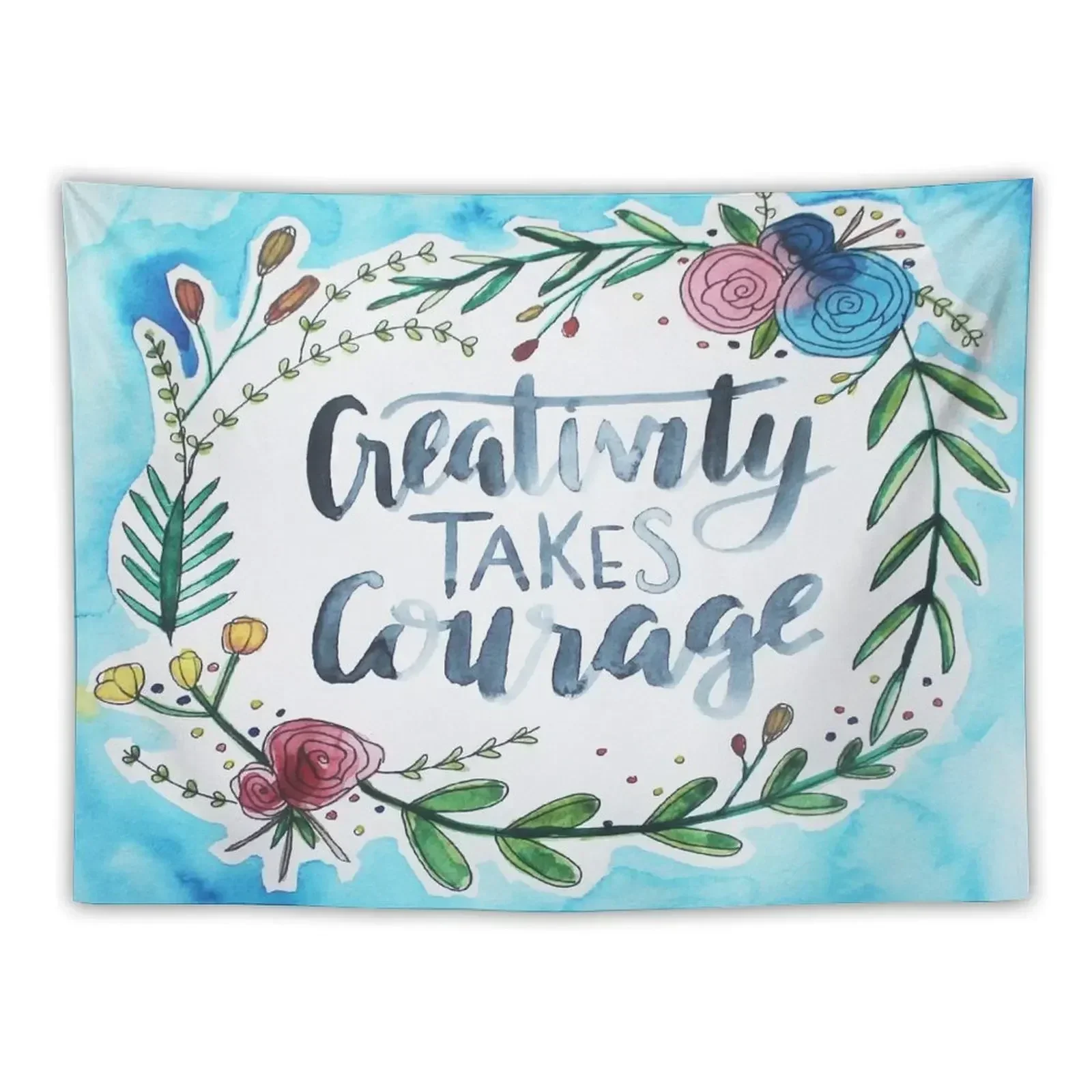 

Creativity Takes Courage Tapestry Decoration Room Room Decorating Aesthetic Tapestry