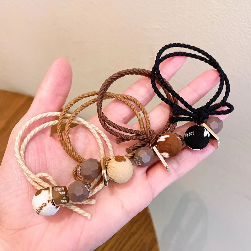 

Резинка для волос в корейском стиле, элегантная простая резинка для волос, высокоэластичная резинка, женские аксессуары для волос, украшение для волос