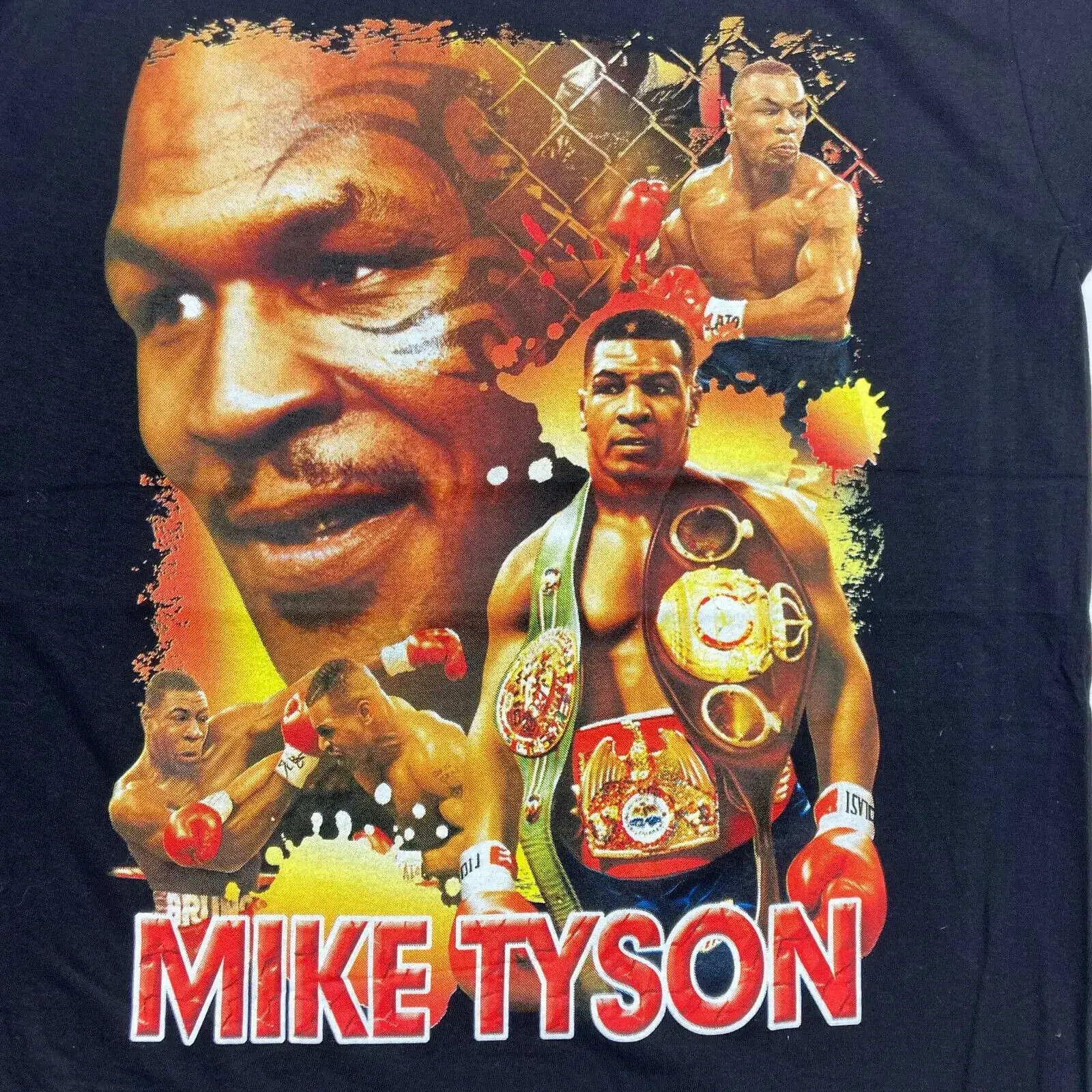 Boxer Mike Tyson Memorializes Boxing Fans Gift T-Shirt 100% Cotton O-Neck Short Sleeve Summer Casual Mens T-shirt Streetwear
