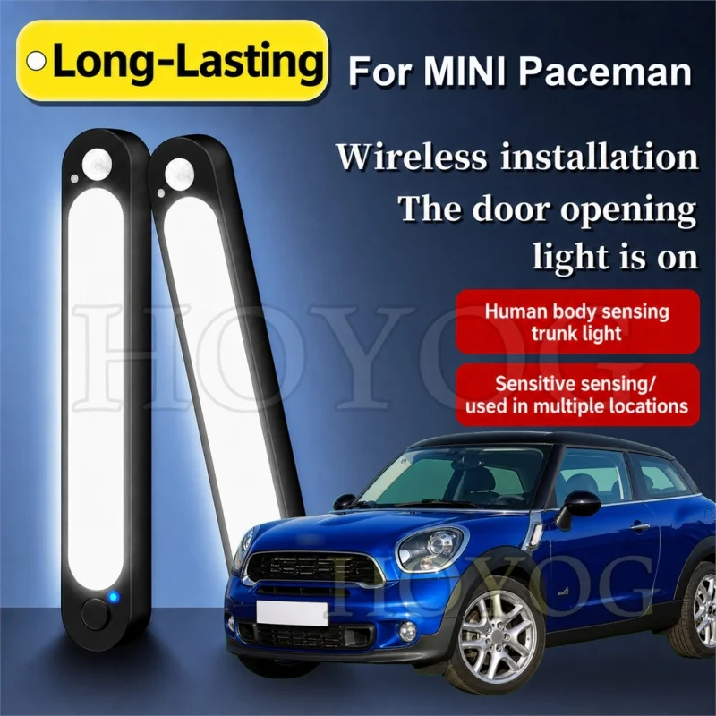 For MINI Paceman 2013-2016 Car Trunk Light LED Lamp Cordless Sensor Easy Install Camping Boot Cargo Light Compact SUV Interior